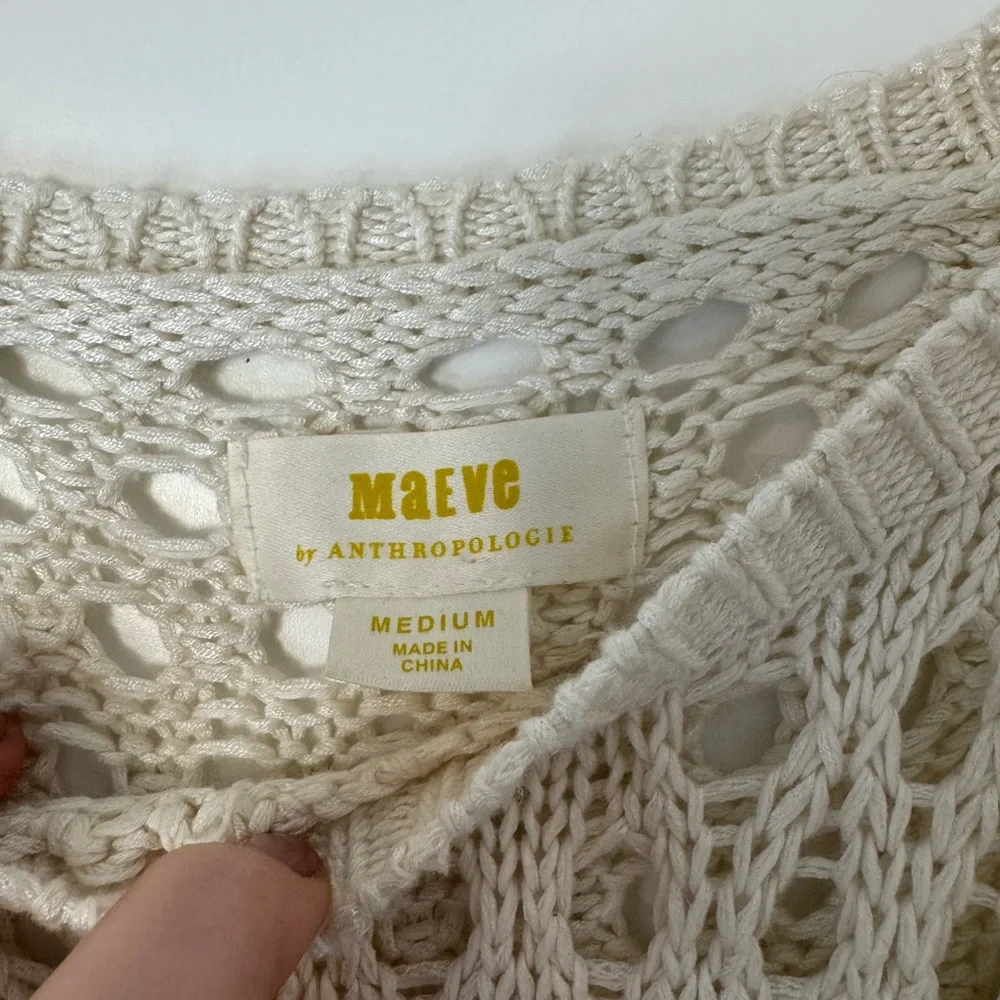 Anthropologie Maeve Layered Pleated Sweater - Picture 6 of 7